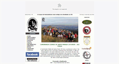 Desktop Screenshot of bandeirantesdaserra.org.br